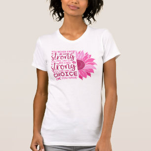 Breast Cancer Motivation Quotes  T-Shirt