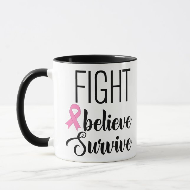 Breast Cancer Mug (Left)