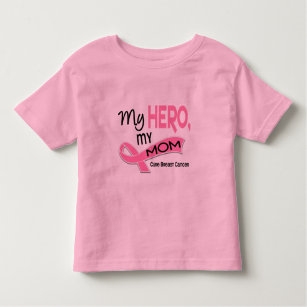 Breast Cancer MY HERO, MY MOM 42 Toddler T-Shirt