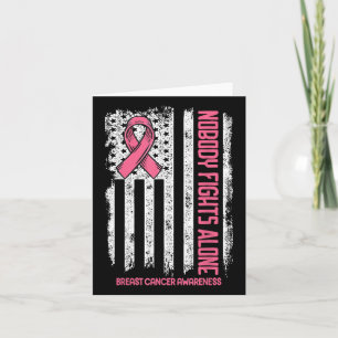 Breast Cancer Nobody Fights Alone Breast Cancer Aw Card