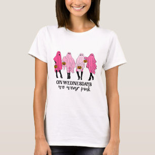 Breast Cancer On Wednesday We Wear Pink T-Shirt