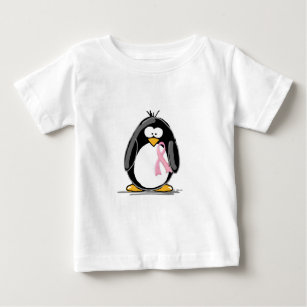 Breast Cancer Penguin Baby T-Shirt