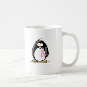 Breast Cancer Penguin Coffee Mug