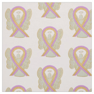 Breast Cancer Phyllodes Tumour Ribbon Angel Fabric