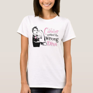 Breast Cancer Picked The Wrong Diva T-Shirt