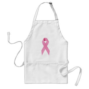 Breast Cancer Pink Ribbon Apron