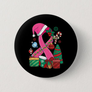 Breast Cancer Pink Ribbon Breast Cancer Awareness  6 Cm Round Badge