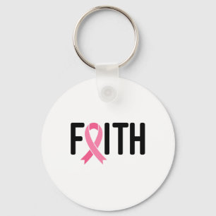 Breast Cancer Pink Ribbon Breast Cancer Women Warr Key Ring