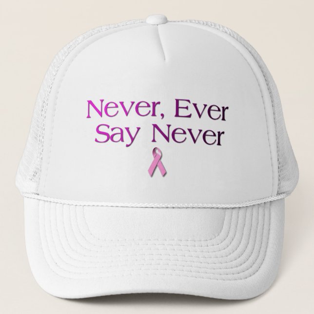 Breast Cancer Pink RIbbon Hat (Front)