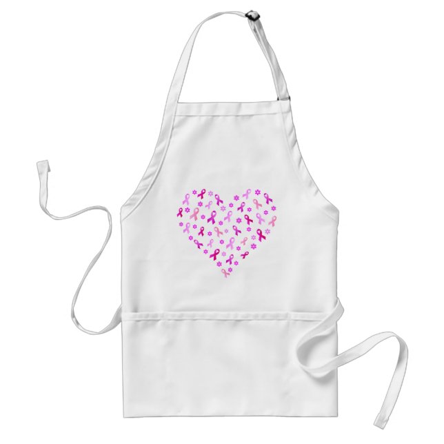 Breast Cancer Pink Ribbon Standard Apron (Front)