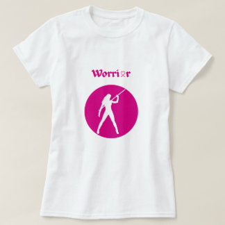 Breast Cancer Pink Warrior Woman T-Shirt