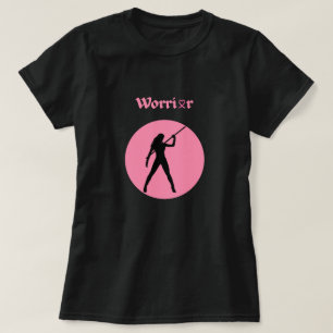 Breast Cancer Pink Warrior Woman T-Shirt