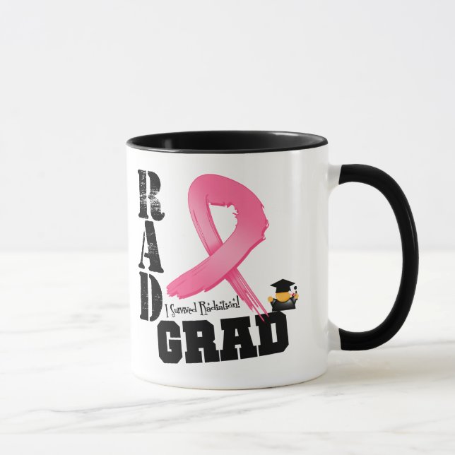 Breast Cancer Radiation Therapy RAD Grad Mug (Right)