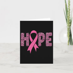Breast Cancer Rainbow In October We Wear Pink Hope Card