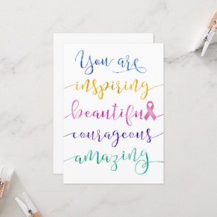 Breast Cancer – Remember Who You Are Card