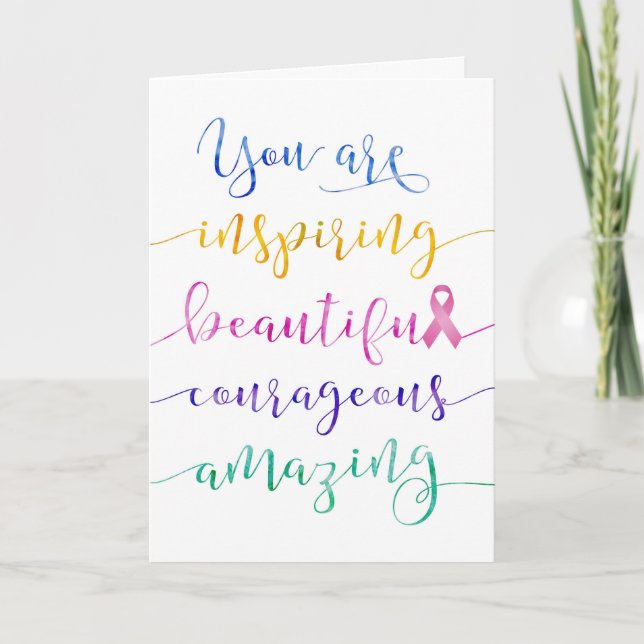 Breast Cancer – Remember Who You Are Card (Front)