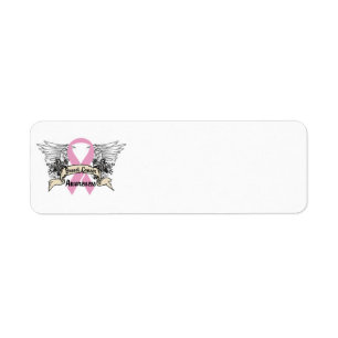 Breast Cancer Return Address Label