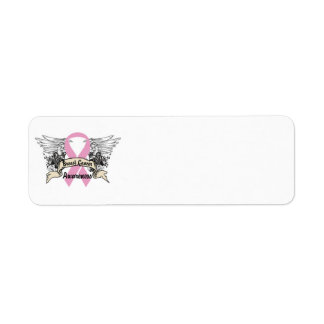 Breast Cancer Return Address Label