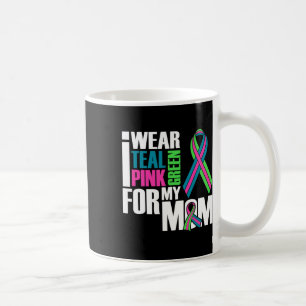 Breast Cancer Ribbon For Mum Cancer Awareness  Coffee Mug