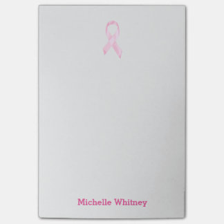 Breast Cancer Ribbon Post-it Notes