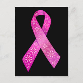 Breast Cancer Ribbon Postcard