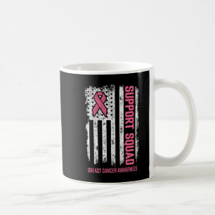 Breast Cancer Shirts Support Squad Breast Cancer A Coffee Mug