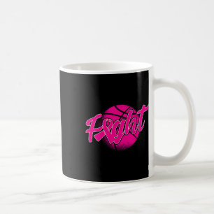 Breast Cancer Sketll Players Pink Ribbon Awareness Coffee Mug