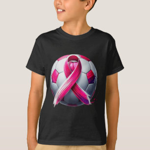 Breast Cancer Soccer Ball Nk Ribbon Kick For A  T-Shirt