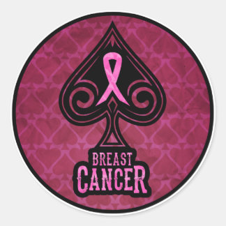 Breast Cancer - Sticker - Spades Edition