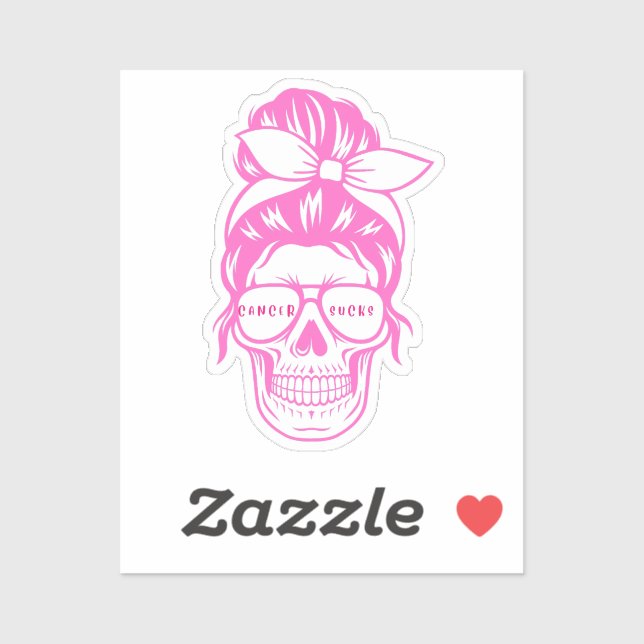 Breast Cancer Sucks Sticker (Sheet)