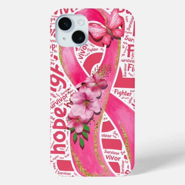 BREAST CANCER SUPPORT & AWARENESS Case-Mate iPhone CASE (Back)