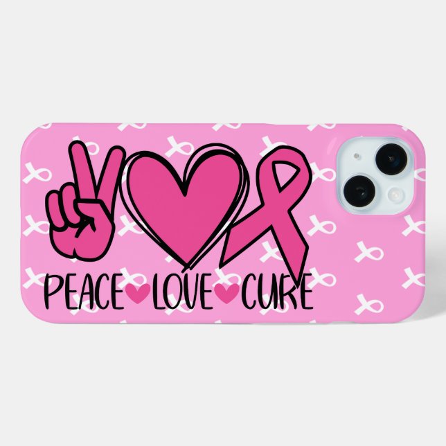 BREAST CANCER SUPPORT & AWARENESS Case-Mate iPhone CASE (Back (Horizontal))