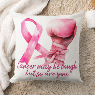 BREAST CANCER SUPPORT & AWARENESS CUSHION