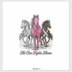 Breast Cancer Support Horse Vector Shirt Design_1