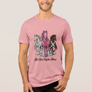 Breast Cancer Support Horse Vector Shirt Design_1