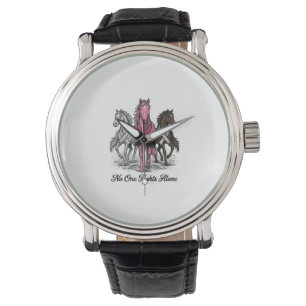 Breast Cancer Support Horse Vector Shirt Design_1 Watch