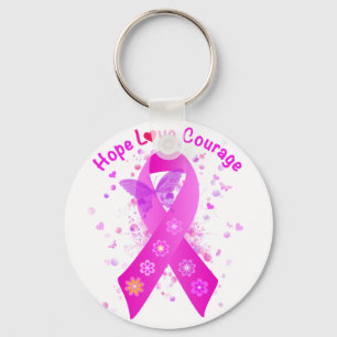 Breast Cancer Support Key Ring