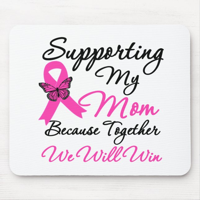 Breast Cancer Support (Mum) Mouse Pad (Front)