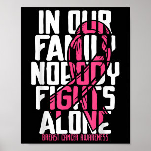 Breast Cancer Support Pink Breast Cancer Awareness Poster