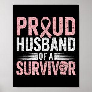 Breast Cancer Support Pink Ribbon Breast Cancer Aw Poster