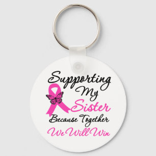 Breast Cancer Support (Sister) Key Ring