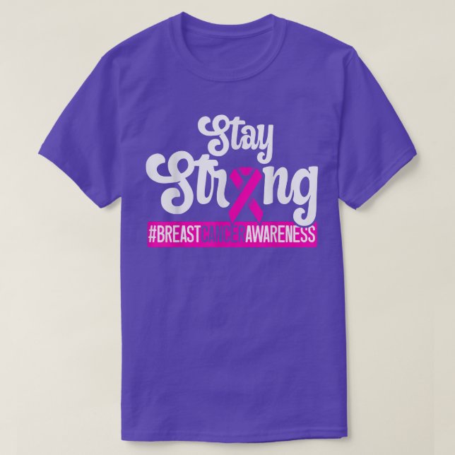 Breast Cancer Support Squad Breast Cancer Awarenes T-Shirt (Design Front)