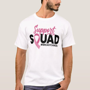 Breast Cancer Support Squad Cancer Survivor Mum T-Shirt