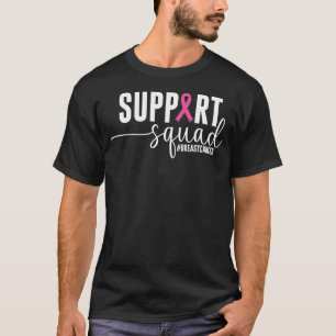 Breast Cancer Support Squad Cancer Survivor Mum T-Shirt