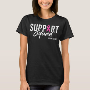 Breast Cancer Support Squad Cancer Survivor Mum T-Shirt