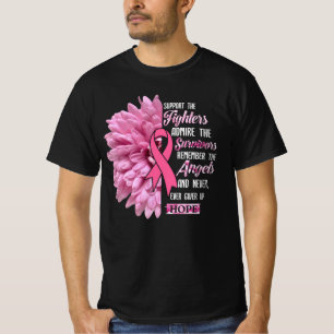Breast Cancer Support The Fighters Gift For Her T- T-Shirt