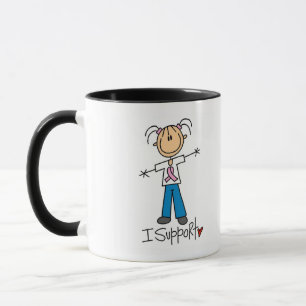 Breast Cancer Support Tshirts and Gifts Mug