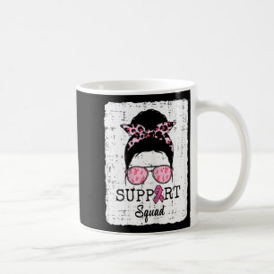 Breast Cancer Suprt Squad Aware Women Girls Kids Coffee Mug