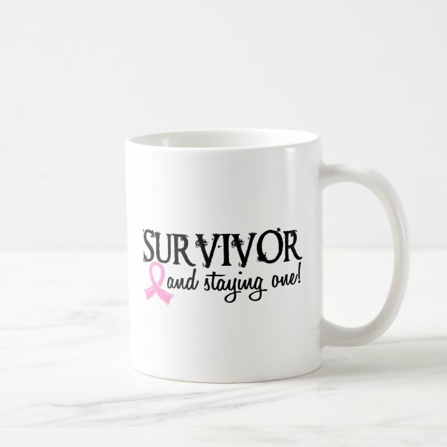 Breast Cancer Survivor 18 Coffee Mug (Right)