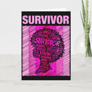Breast Cancer Survivor African American Woman Nk A Card